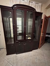 Vetrinetta in mogano