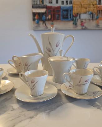 Servizio da caffè vintage Bavaria in porcellana