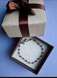 Bracciale Boccadamo. Argento 925 con pietrine