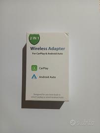 Adattatore Wireless 2-in-1 per CarPlay e Android