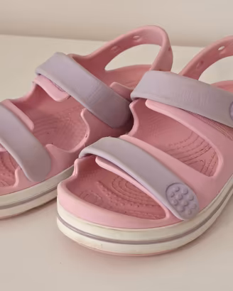 Crocband Cruiser Sandal K taglia C11 (28-29) rosa