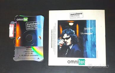 CD PASS Omnitel Concerto ZUCCHERO SUGAR FORNACIARI