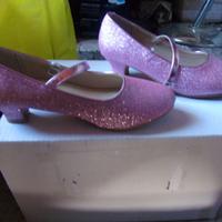 SCARPE DONNA CERIMONIA /BALLO  BRILLANTE ROSA