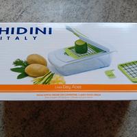 taglia affetta verdure con contenitore