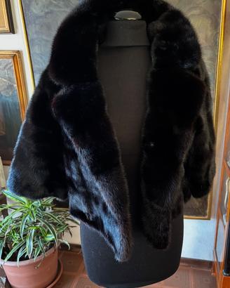 Bolero di pelliccia di visone