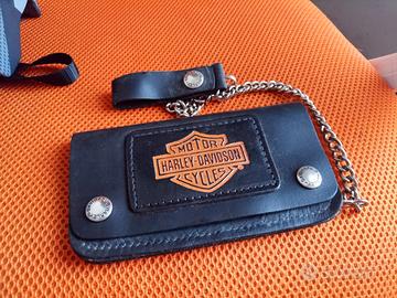 Harley Davidson portafogli con catena vintage
