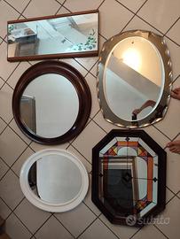 Specchi varie forme e dimensioni
