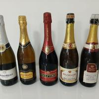 Lotto 5 Bottiglie Spumante Vintage Gancia Riccadon