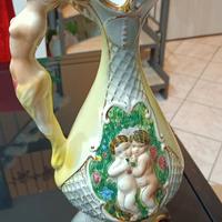 Antico vaso brocca raro di Capodimonte porcellana