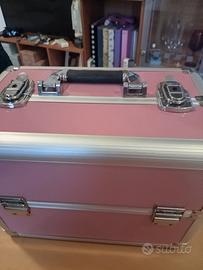 VALIGIA TRUCCO PROFESSIONALE ROSA 