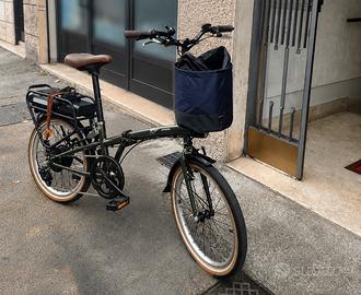 Bici elettrica  BTWINE E FOLD 500 pieghevoli