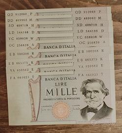 Banconote 1000 lire Giuseppe Verdi