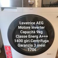 Lavatrice AEG 9kg A+++
