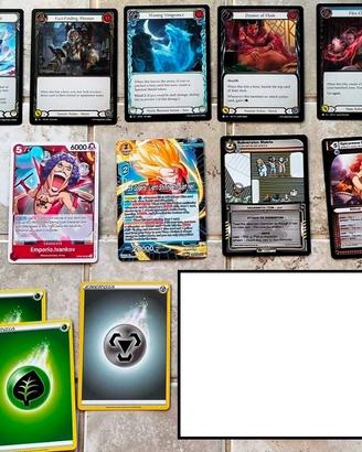 Carte da gioco di vari TCG