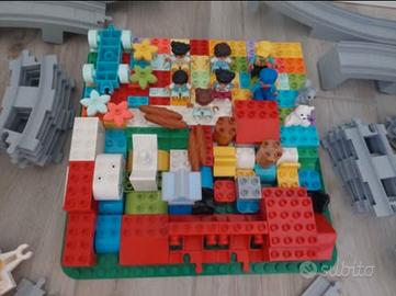 LEGO DUBLO:FERROVIA ELETTRICA+MATTONCINI ED ESPANS