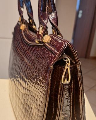 Borsa stampa coccodrillo