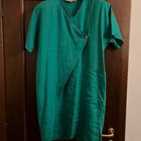 Abito Verde Marina Rinaldi puro Lino