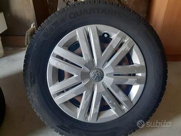 2 cerchi + gomme volkswagen polo