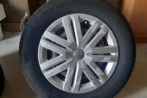 2 cerchi + gomme volkswagen polo