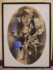 Ibrahim KODRA (1918-2006) - litografia firmata