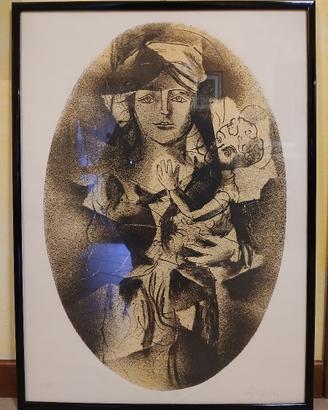 Ibrahim KODRA (1918-2006) - litografia firmata
