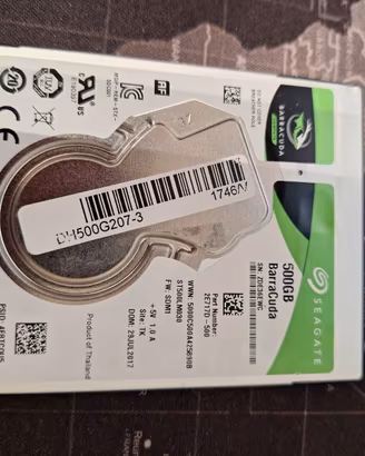 HDD SSD SEAGATE 500GB