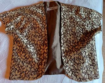 Giacchino coprispalle MaxMara taglia 42 pizzo/pail