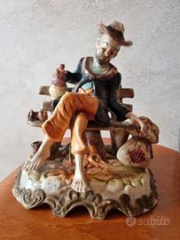 Statua contadino ubriaco Capodimonte 🎨