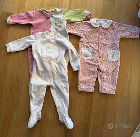 Set body invernali neonata 12/15 mesi