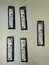 N. 5 Nvme da 256 GB
