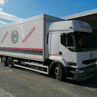 Renault premium 385 autocarro con rimorchio