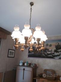 Lampadario sala con 8 punti luce