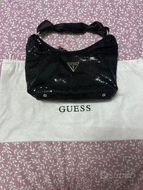 Borsa nera Guess con paillettes