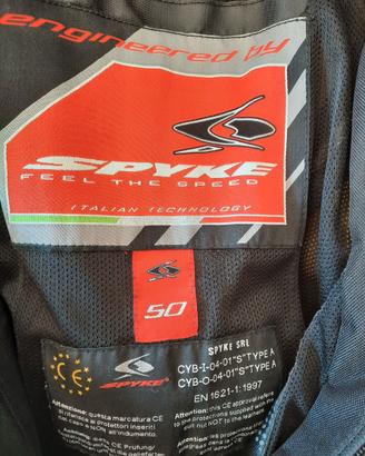 TUTA MOTO SPYKE canguro tg 50, come nuova