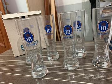 6 Bicchieri birra hb munchen