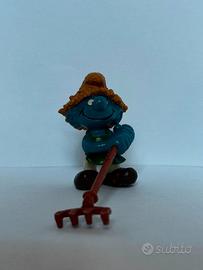 Puffo Contadino vintage originale anni '70