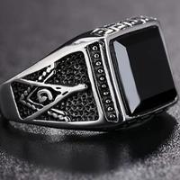 Anello vintage oro 18k placcato nero