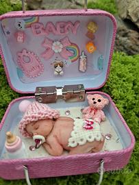 Bambolina artigianale in polimerica