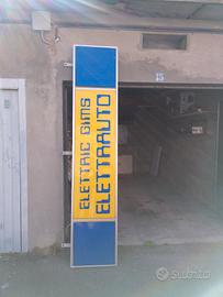 insegna elettrauto luminosa