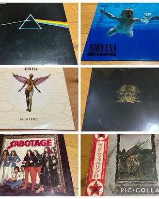 Dischi vinili vinile collezione prime stampe rock