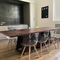 Tavolo design stile industriale corten