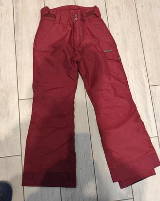 Tuta neve rossa tg 10 anni 