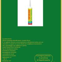 30 cartucce di silicone acetico bianco