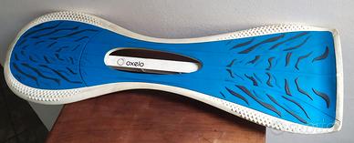 Skateboard Waveboard 2 ruote  OXELO Azzurro/Bianco