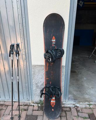 Snowboard Ride Slackcountry 161 freeride att.Drake