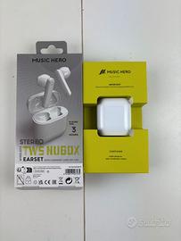 Auricolari SBS Music Hero Bluetooth Bianchi