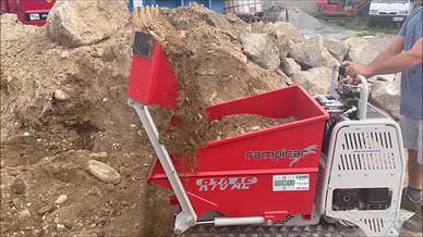 Motocarriola Rotair R70 Benna Dentata Movimento T