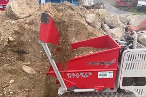 Motocarriola Rotair R70 Benna Dentata Movimento T