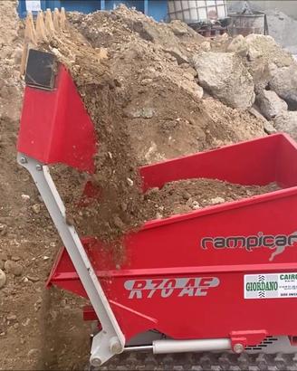 Motocarriola Rotair R70 Benna Dentata Movimento T