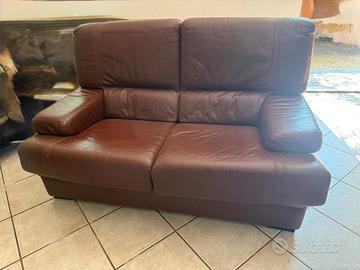 Divano 2 posti in pelle 150X90